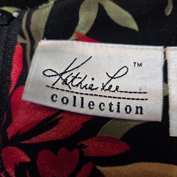 Kathie Lee Collection Womens Career Casual Sleeveless Floral Maxi Dress Sz S 4/6 - Picture 6 of 8